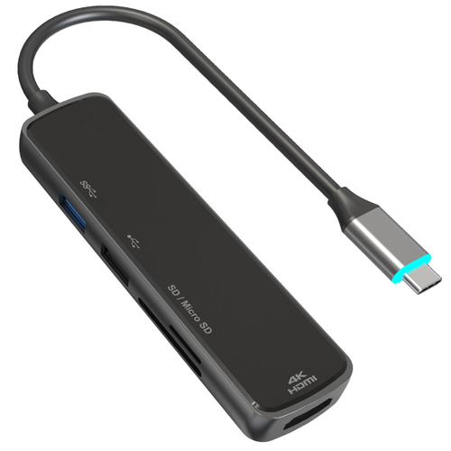 5合1 USB C镜面扩展坞 - WG508A