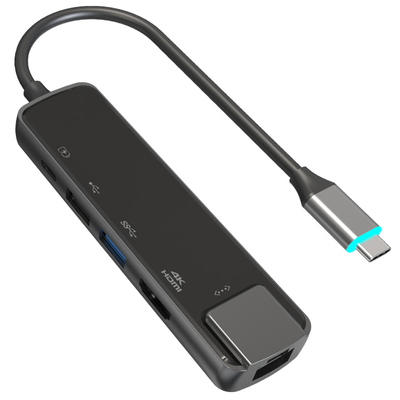 5合1 USB C镜面扩展坞 - WG508B