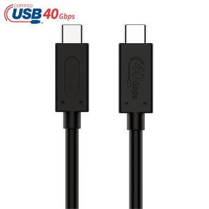 USB4 40Gbps 认证数据线 0.8米 - PF587A